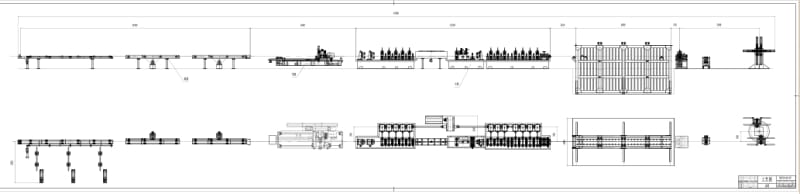 中拓自動(dòng)高速焊管機(jī)生產(chǎn)線